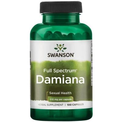 Full Spectrum Damiana 510mg 100kaps Swanson - 087614015323.jpg