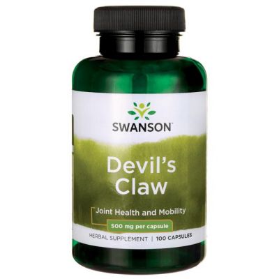 Devil's Claw 500mg 100kaps Swanson - 087614019598.jpg