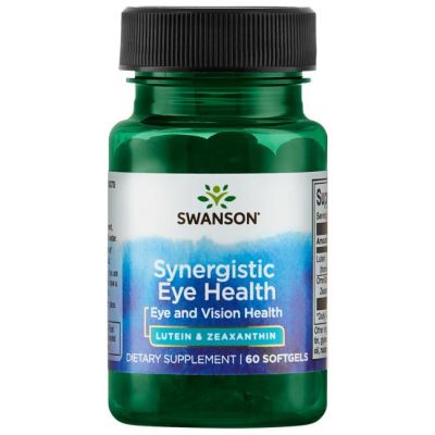 Luteina & Zeaksantyna 60 kaps. Swanson  - 087614029863.jpg
