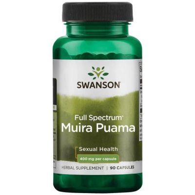 Full Spectrum Muira Puama 400mg 90kaps Swanson  - 087614111339.jpg
