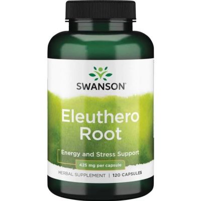 Eleuthero Root 425mg 120kaps Swanson - 087614113456.jpg