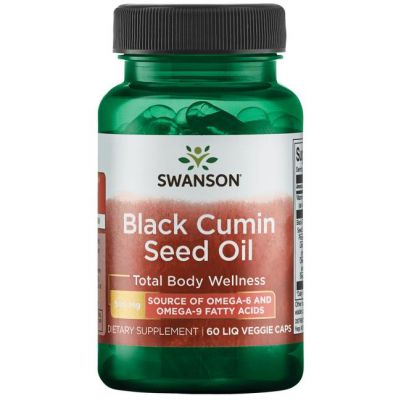 Full Spectrum Olej z Nasion Czarnego Kminu 500mg 60kaps Swanson  - 087614170633.jpg