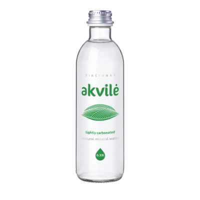 Naturalna Woda Mineralna Lekko Gazowana 330ml (Szkło) Akvile - 4770405228854.jpg