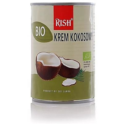 Krem kokosowy 17% tłuszczu BIO 400ml Rish - 4791098099897.jpg