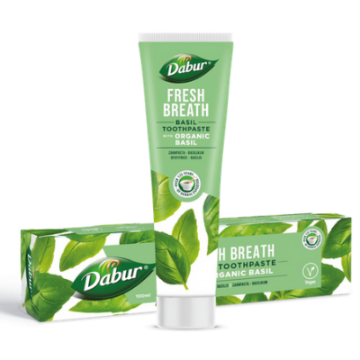 Pasta do Zębów Świeży Oddech z Bazylią 100ml Dabur - 5022496016889.jpg