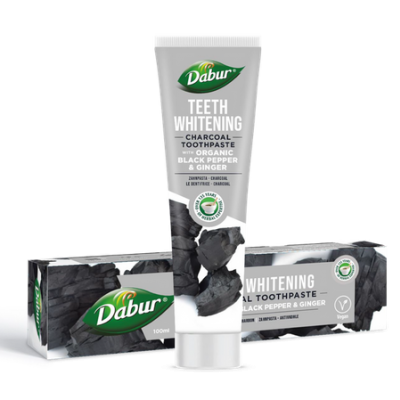 Pasta do Zębów Wybielająca Węglowa z Pieprzem i Imbirem 100ml Dabur - 5022496016971.jpg
