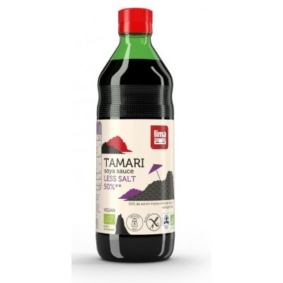 Sos Sojowy Tamari 50% Mniej Soli Bezglutenowy BIO 250ml  Lima - 5411788048279.jpg