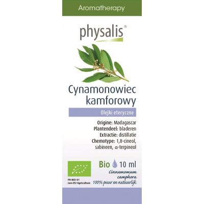 Olejek Eteryczny Cynamonowiec Kamforowy (Ravintsara) BIO 10ml Physalis - 5412360018444.jpg