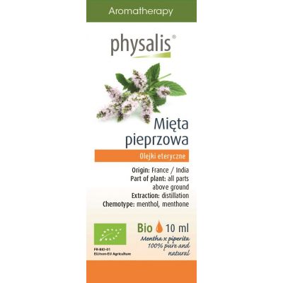 Olejek Eteryczny Mięta Pieprzowa (Pepermunt) BIO 10ml Physalis - 5412360018772.jpg