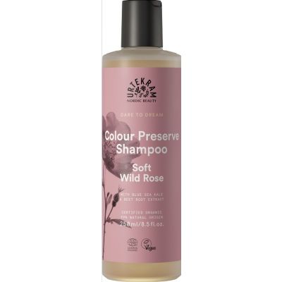 Szampon z wyciągiem z dzikiej róży do włosów farbowanych BIO 250 ml Urtekram - 5701058010281.jpg