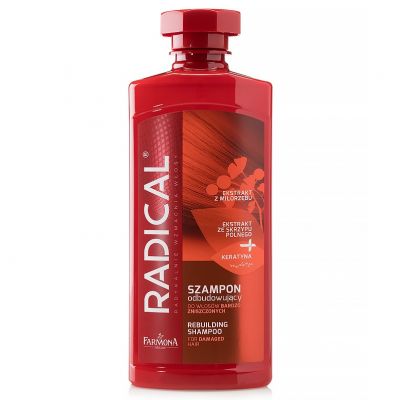 Radical Szampon odbudowujący do włosów bardzo zniszczonych 400ml Farmona  - 5900117005675.jpg