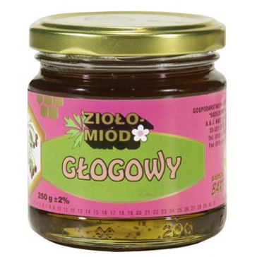 Ziołomiód Głogowy 250g Bartnik Sądecki  - 5900597000214.jpg