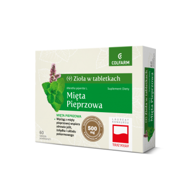 Mięta pieprzowa 60 tabl. Colfarm - 5901130351428.jpg