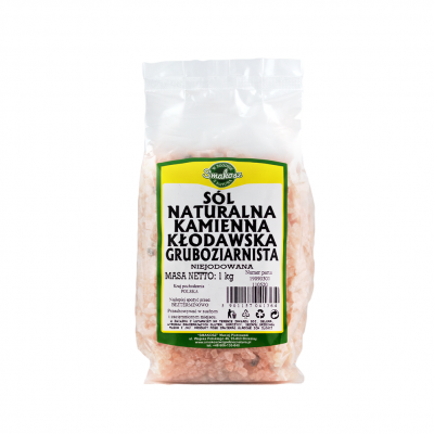 Sól Kamiena Gruboziarnista Niejodowana 1kg Smakosz - 5901157041364.jpg