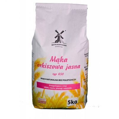 Mąka Orkiszowa 650 5kg Młyn Kopytowa - 5901549936018.jpg