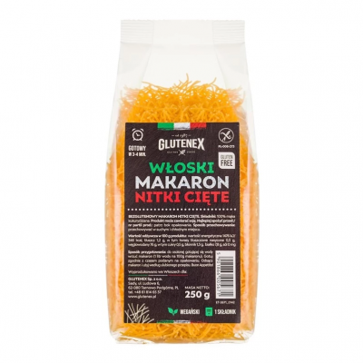 Włoski makaron nitki cięte 250g Glutenex - 5901866005671.jpg