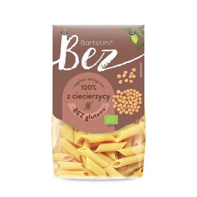 Makaron Proteinowy (Z Ciecierzycy) Penne Bezglutenowy BIO 250g Bartolini - 5901902004583.jpg
