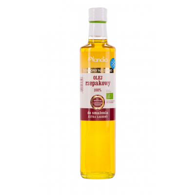 Olej z Zarodków Rzepaku do Smażenia Tłoczony na Zimno BIO 500ml Olandia - 5902020648543.jpg