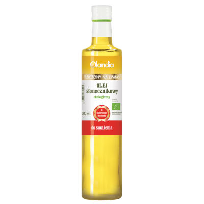 Olej Słonecznikowy do Smażenia Tłoczony na Zimno 500ml BIO Olandia - 5902020648925.jpg