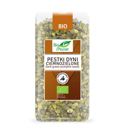 Pestki dyni ciemnozielone - uprawiane w europie BIO 350g Bio Planet - 5902175866489.jpg