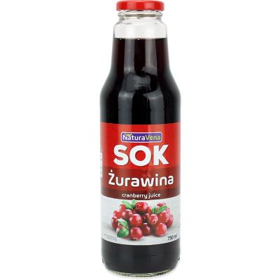 Sok z Żurawiny 100% 750ml Naturavena - 5902367402600.jpg