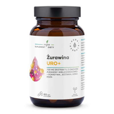 Żurawina URO 700mg 60 kapsułek Aura Herbals - 5902479613277.jpg