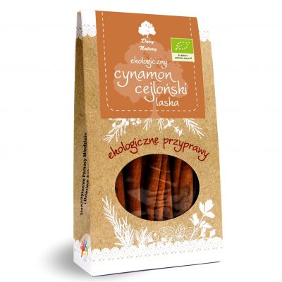 Cynamon Cejloński Laska EKO 30g Dary Natury - 5902581618214.jpg