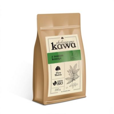 Kawa z nasion konopi EKO 200g Dary Natury - 5902741000491.jpg