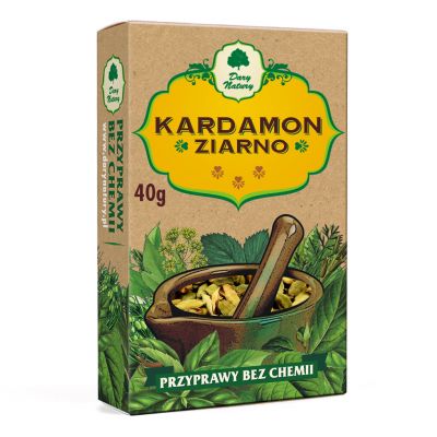Kardamon ziarno (kartonik) 40g Dary Natury - 5902741003041.jpg