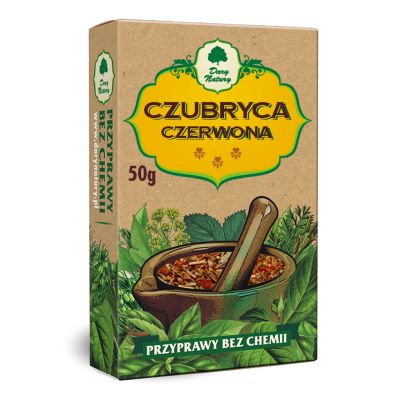 Czubryca czerwona (kartonik) 50g Dary Natury - 5902741003829.jpg