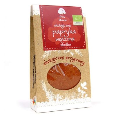 Papryka Wędzona Słodka EKO Mielona 50g Dary Natury - 5902741006318.jpg