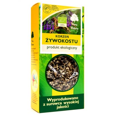 Żywokost korzeń BIO 100g Dary Natury - 5902741007575.jpg