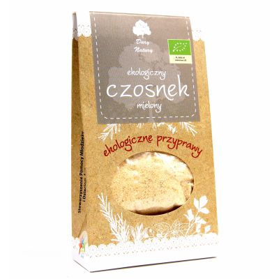 Czosnek mielony EKO 50g Dary Natury - 5902741008534.jpg