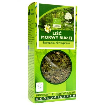 Morwa biała liść EKO 50g Dary Natury - 5902741009395.jpg