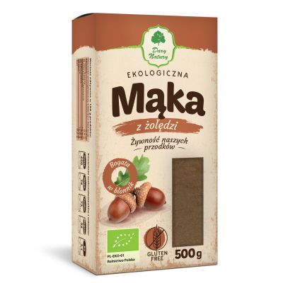 Mąka z żołędzi Eko 0,5kg Dary Natury - 5902768527087.jpg