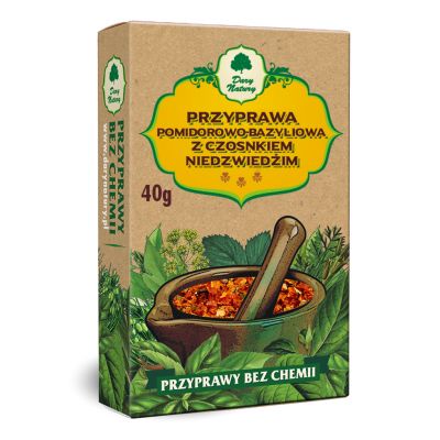 Przyprawa pomidorowo-bazyliowa z czosnkiem niedzwiedzim 40g Dary Natury - 5902768527346.jpg