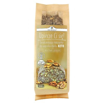 Mieszanka chleba bezglutenowego keto z orzechami włoskimi 500g Pięć Przemian - 5902837811123.jpg