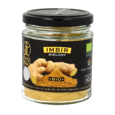 Imbir mielony bezglutenowy BIO 60g Pięć Przemian - 5902837811932.jpg