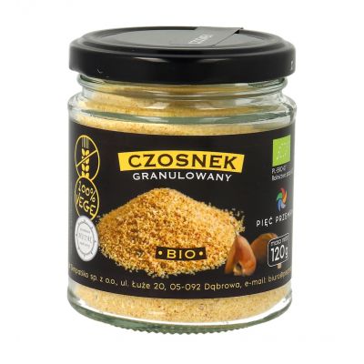 Czosnek granulowany bezglutenowy 120g Pięć Przemian - 5902837812007.jpg
