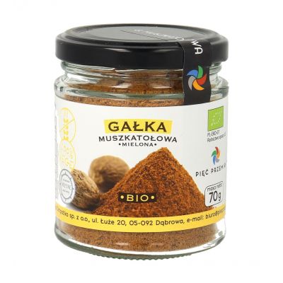 Gałka muszkatołowa mielona BIO 70g Pięć Przemian - 5902837812403.jpg