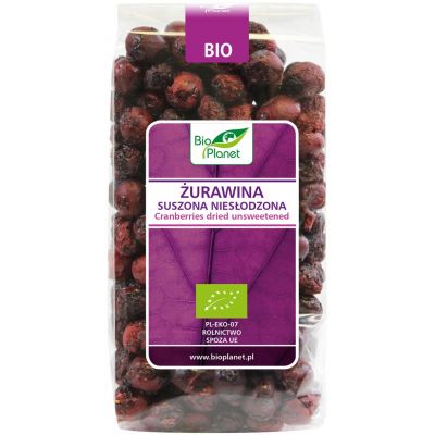 Żurawina Suszona Niesłodzona BIO 50g Bio Planet - 5902983781530.jpg