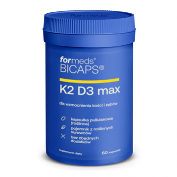 Bicaps K2 D3 Max 60 kaps. Formeds - 5903148622354.jpg