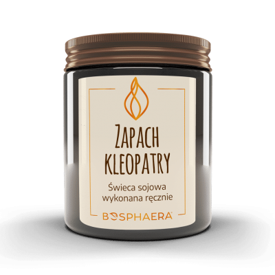 Świeca sojowa Zapach Kleopatry  190g Bosphaera - 5903175902023.jpg