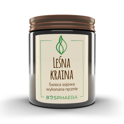 Świeca sojowa Leśna Kraina 190g Bosphaera - 5903175902221.jpg