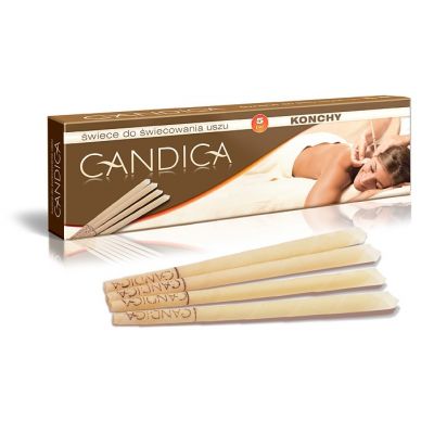 Świeca Koncha kpl. 2szt. Candica Aura Herbals  - 5903240599110.jpg