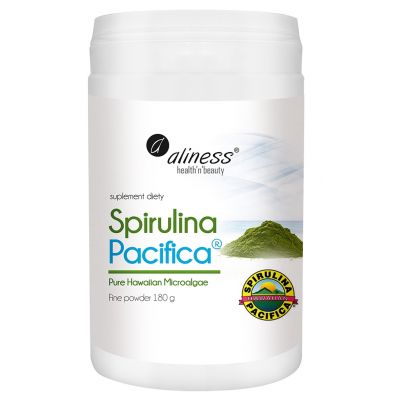 Spirulina Hawajska Pacyfica® proszek 180g Aliness  - 5903242580017.jpg