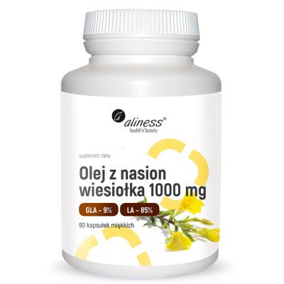 Olej z nasion wiesiołka 1000mg 90 kaps. Aliness  - 5903242580680.jpg