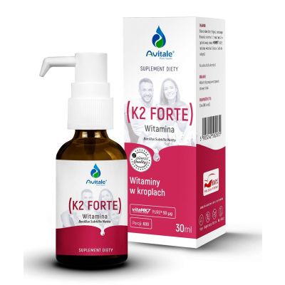 Witamina K2 FORTE 50 µg x 30 ml Avitale - 5903242582875.jpg