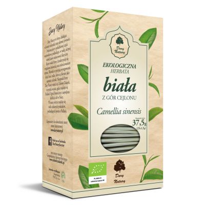 Herbata Biała EKO 25x1,5g Dary Natury - 5903246861884.jpg