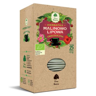 Herbatka Malinowo-Lipowa EKO 25x2,5g Dary Natury - 5903246869699.jpg